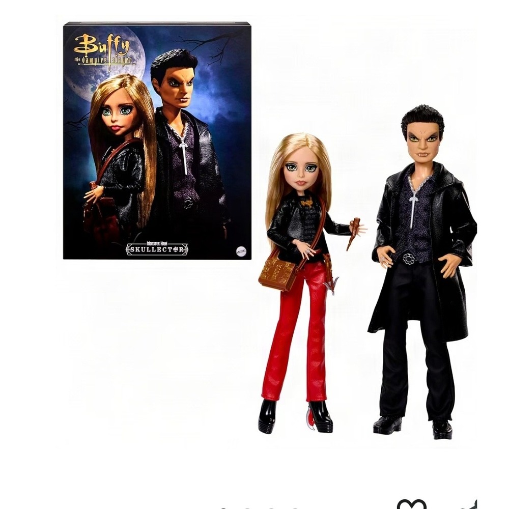 Monster High Skullector Buffy the Vampire Slayer Angel 2-Pack New NIB Mattel
